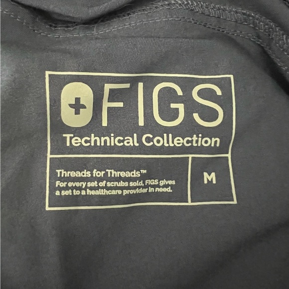 Figs Navy Blue High Waisted Kade Cargo Medical Scrub Pants Size Medium - Picture 8 of 9